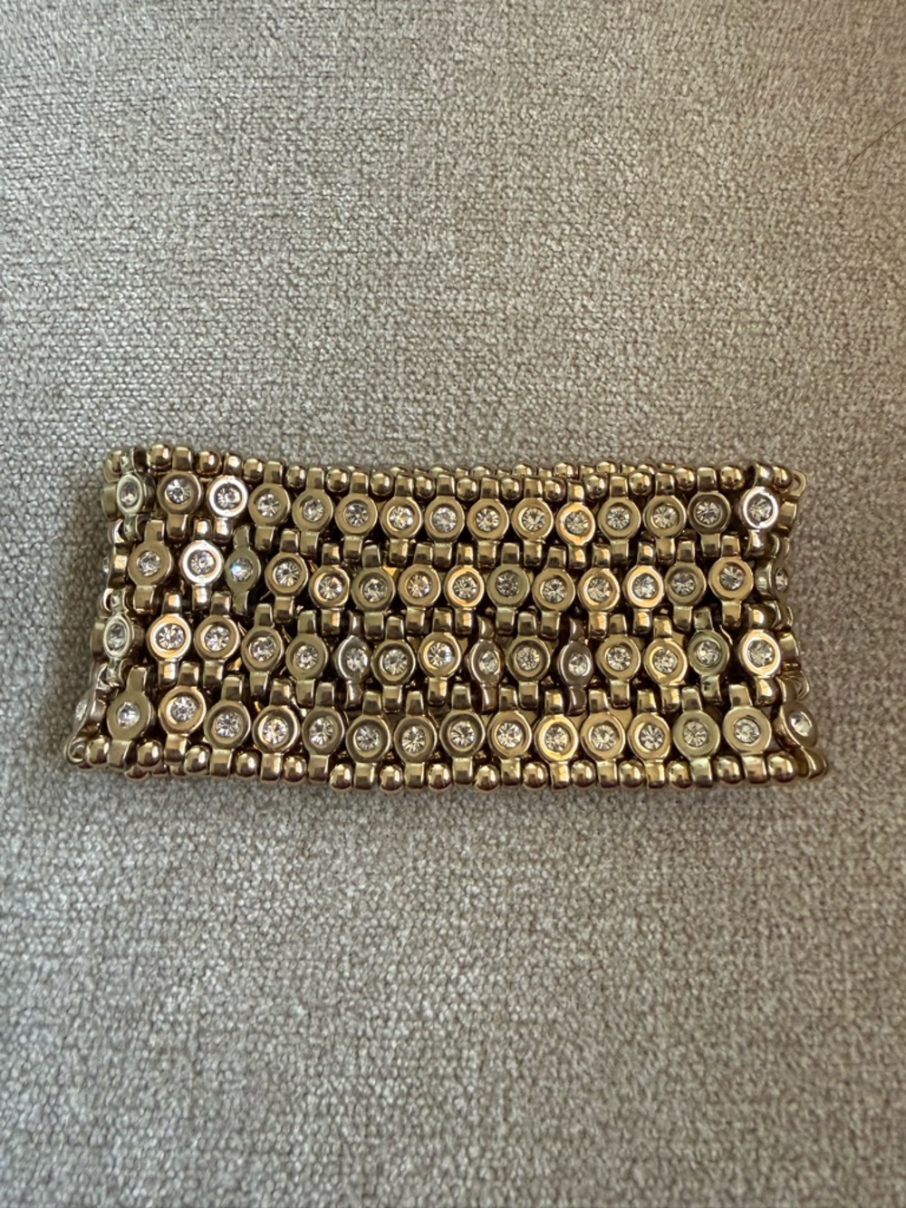 Gold-Tone Crystal-Accent Women's Bracelet